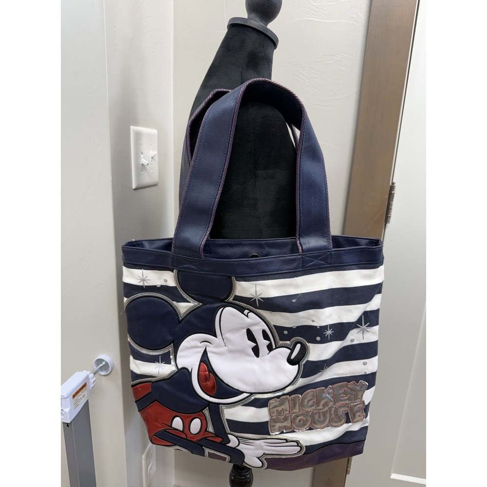 Disney Loungefly Mickey Mouse Large Tote Bag Carryall Vacation Patriotic